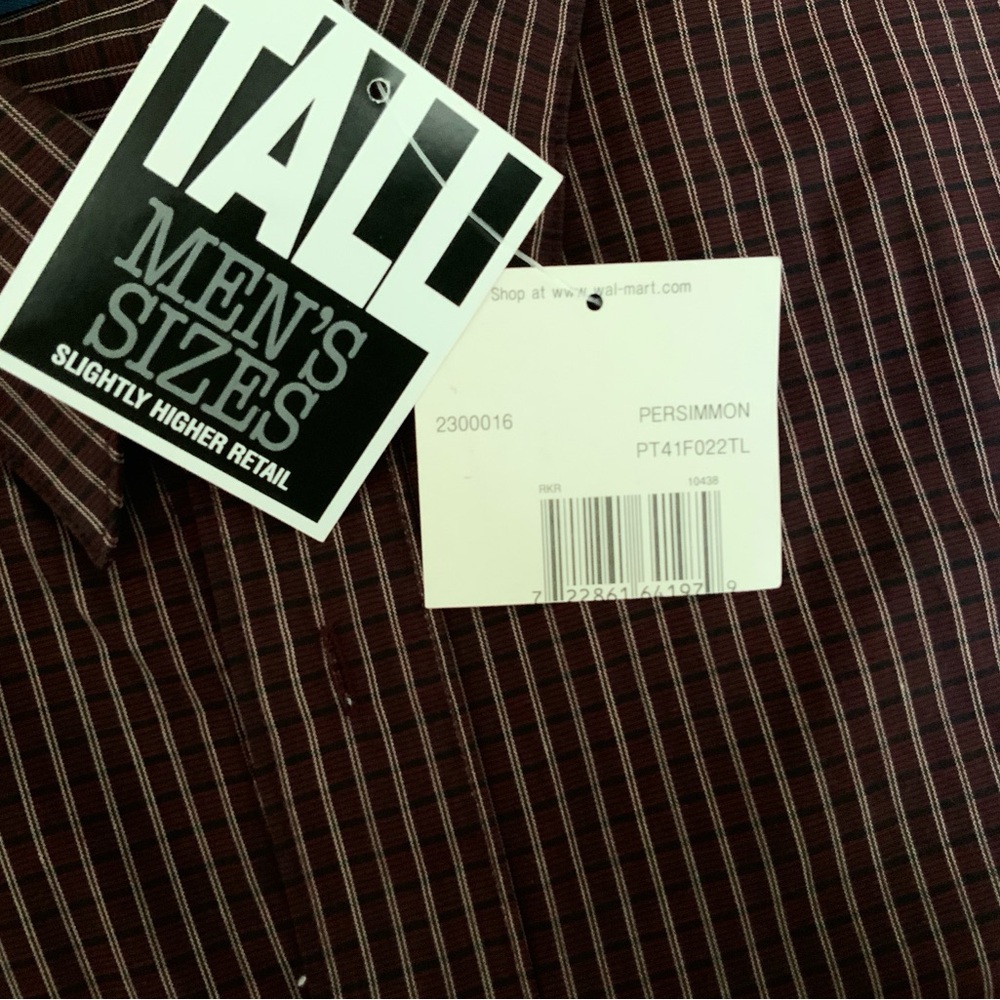 VINTAGE MENS DRESS SHIRT. NOS. - Picture 7 of 9